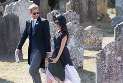Meghan i Harry na ślubie przyjaciół. Księżna miała na sobie sukienkę z sieciówki