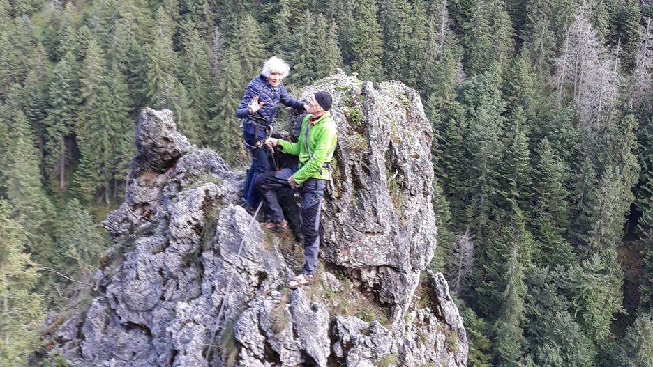 Córka pani Basi weszła przed nią na Turnicę. Obie panie nigdy wcześniej się nie wspinały
