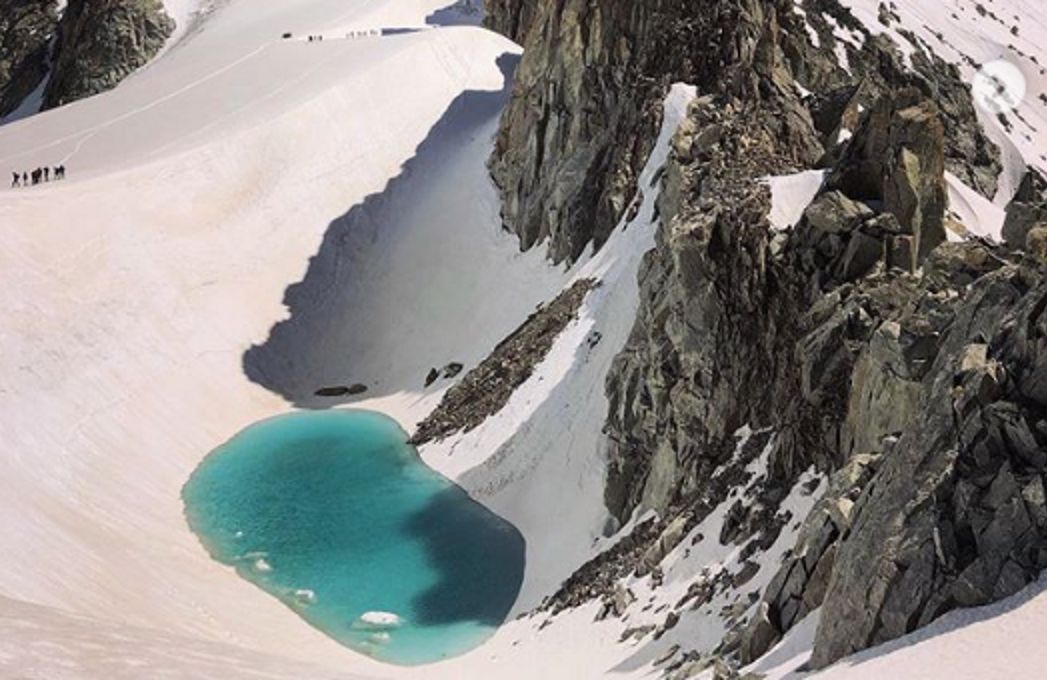 W Alpach pojawiło się jezioro. Jest kolejnym przejawem topnienia lodowców