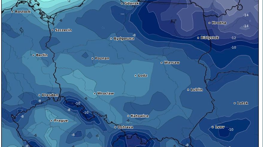Czeka nas kolejna bardzo mroźna noc