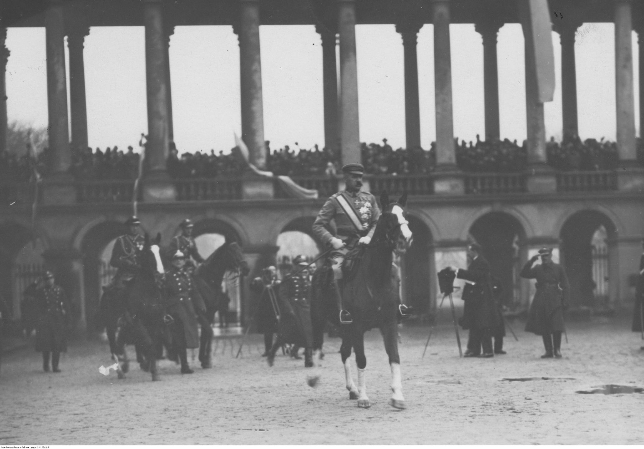 Marszałek Piłsudski na Kasztance