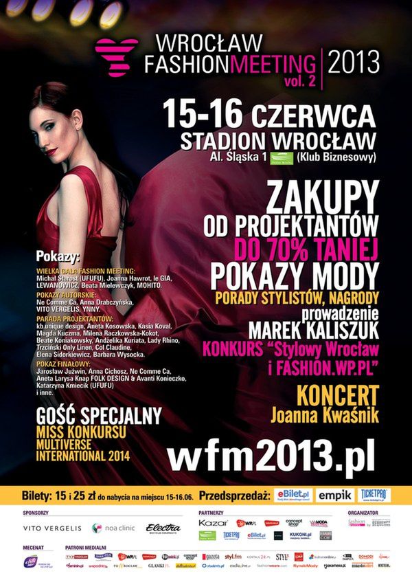 Gwiazdy mody, sceny i ekranu spotkają się podczas Wrocław Fashion Meeting