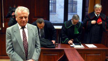 Czesław Kiszczak w sądzie