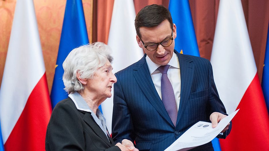 Premier Mateusz Morawiecki otrzymał list przedstawicieli Polskiego Towarzystwa Sprawiedliwych Wśród Narodów Świata.