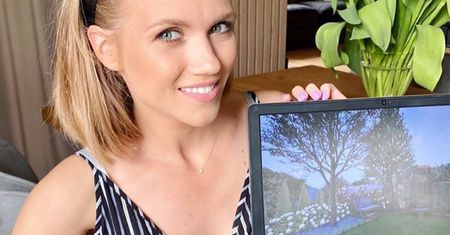 Agnieszka Kaczorowska pochwaliła się ogrodem. Jest piękny jak tapeta Windowsa