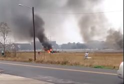 USA: Katastrofa dwusilnikowego samolotu w Lafayette. Maszyna spadła na parking