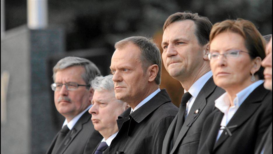 Przylot ciał ofiar katastrofy smoleńskiej.