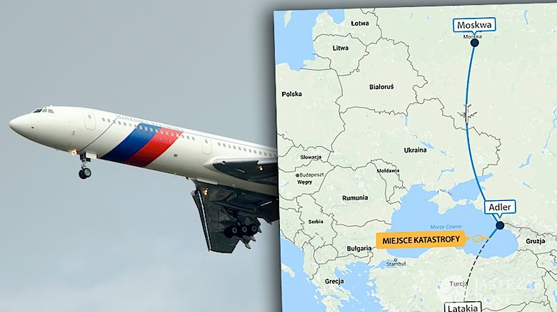 Katastrofa rosyjskiego samolotu Tu-154