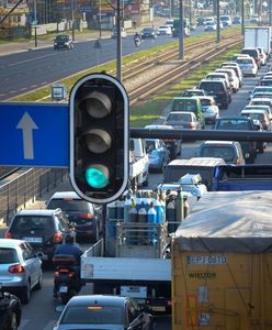 Śląsk. Aby ominąć korki postanowili jechać pod prąd