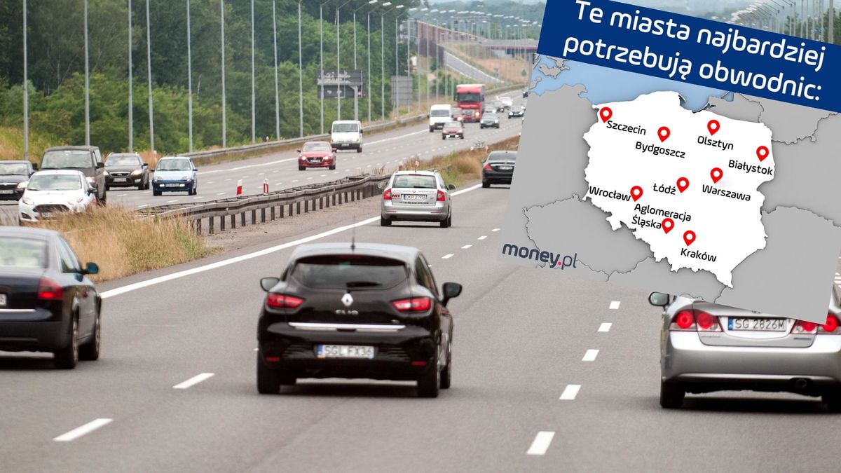 Polskie miasta potrzebują obwodnic. Póki co żadna nasza metropolia nie ma prawdziwego "ringu".