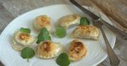 Pierogi z mięsem i pieczarkami