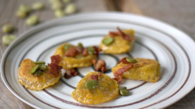 Pierogi z bobem i kurkami. Konkurencja dla ruskich