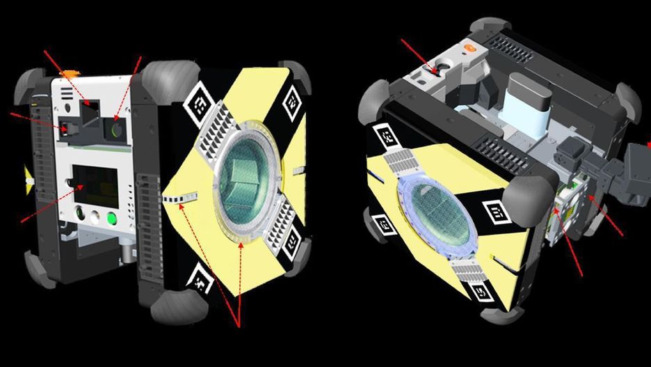 Roboty "Astrobees" będą posiadać szereg przydatnych dla astronautów udogodnień