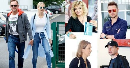 Gwiazdy na Festiwalu w Międzyzdrojach : Cezary Pazura, Katarzyna Grochola, Marek Kaliszuk, Iza Kuna