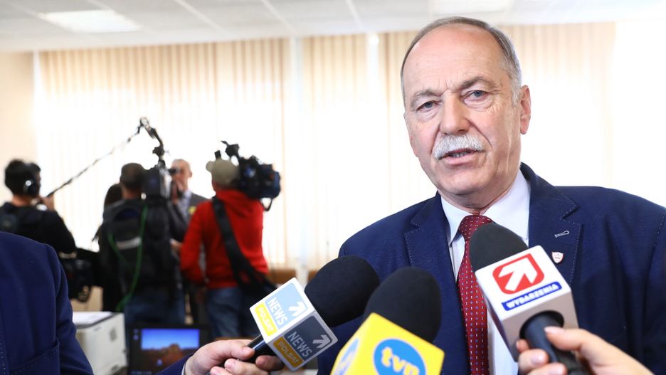 Ryszard Proksa, szef oświatowej sekcji "Solidarności"