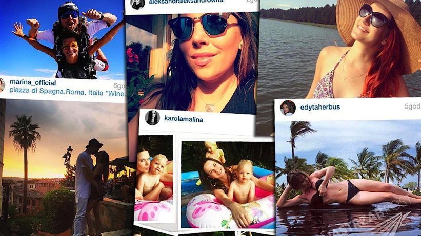 Polskie gwiazdy na Instagramie - najbardziej upalny dzień w 2015 roku w Polsce
