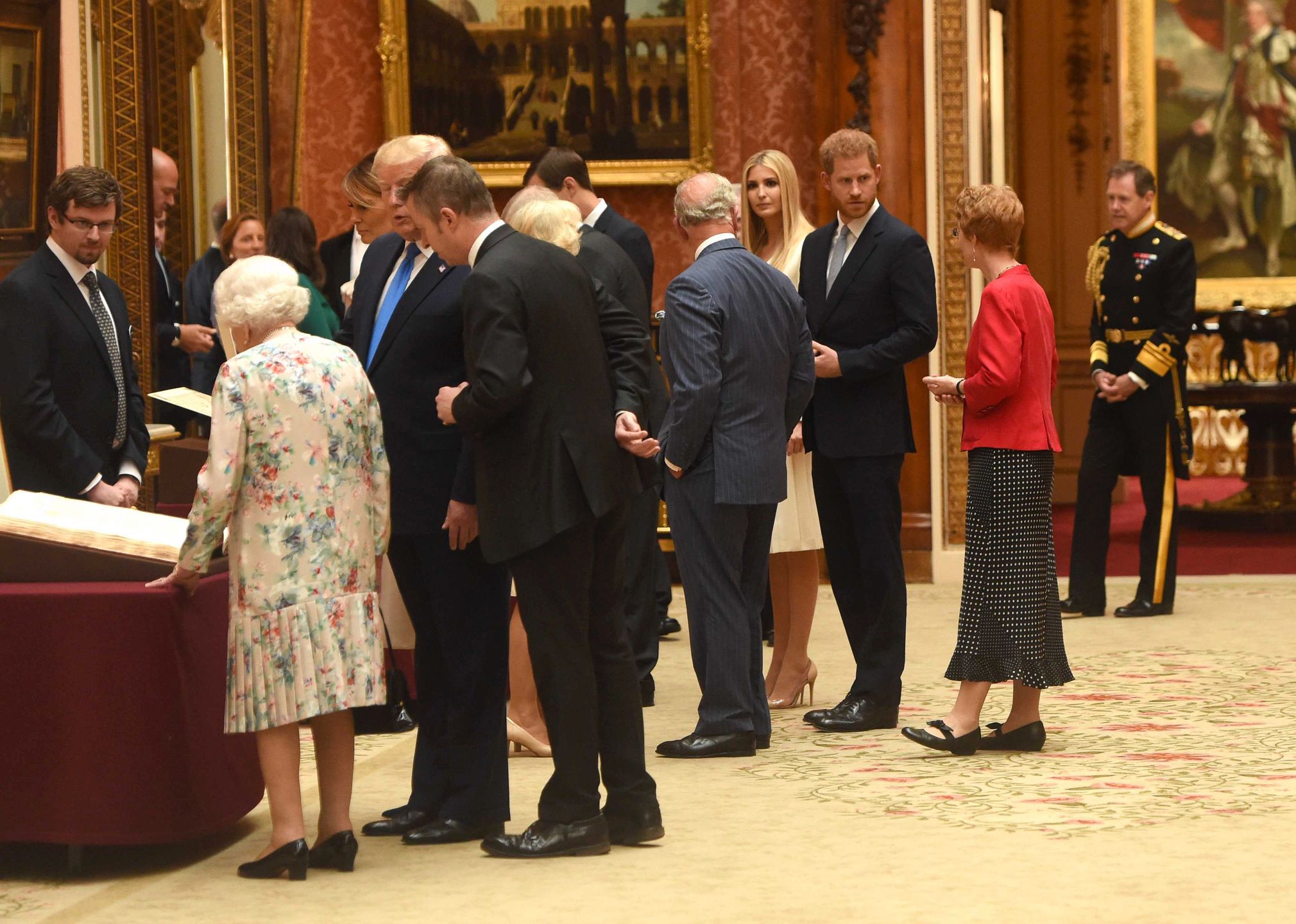Książę Harry i Donald Trump w jednym pomieszczeniu