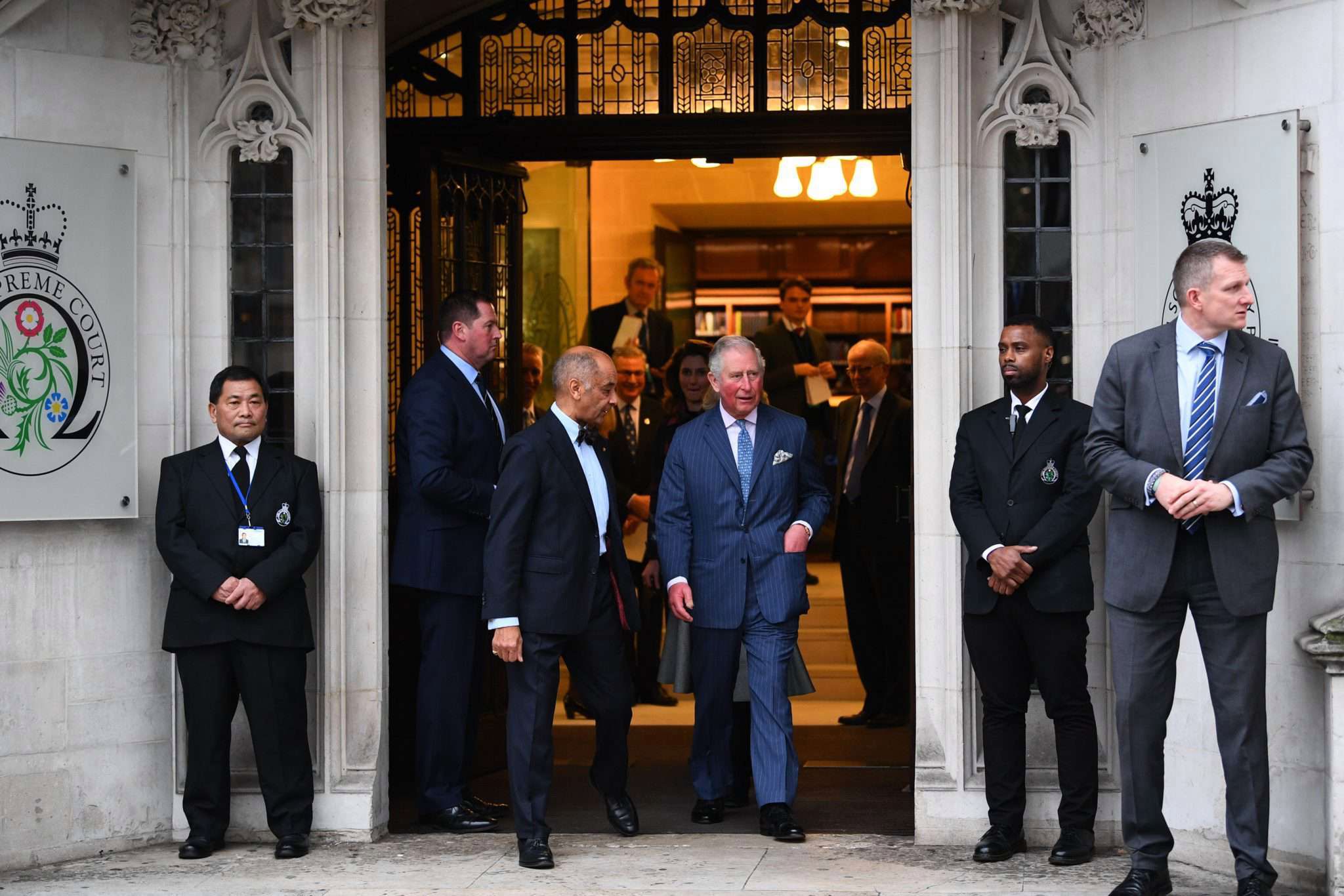 Księżna Camilla i książę Karol w Sądzie Najwyższym