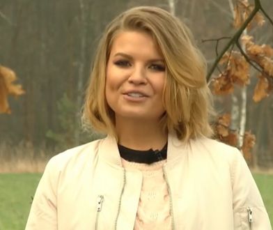 Marta Manowska na planie "Rolnik szuka żony", kadr z programu