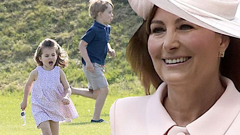 Carole Middleton, George, Charlotte