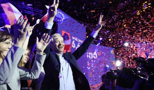 Wyniki wyborów do Europarlamentu 2019. Wiosna Roberta Biedronia. To on cieszył się najbardziej