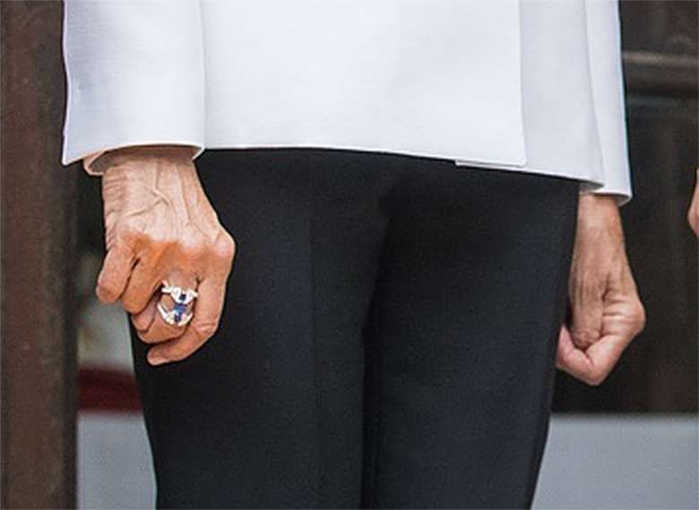 Melania Trump i Brigitte Macron w Belgii