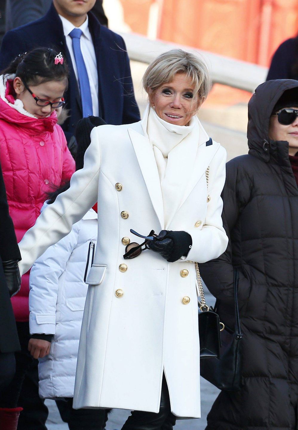 Brigitte Macron i Emmanuel Macron w Chinach
