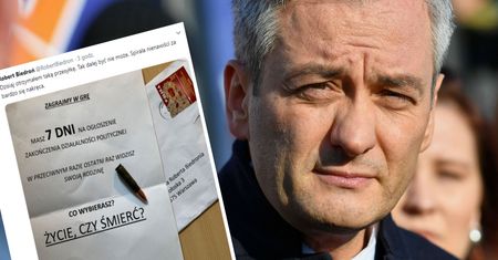 Robert Biedroń dostał list z pogróżkami. "Tak dalej być nie może"