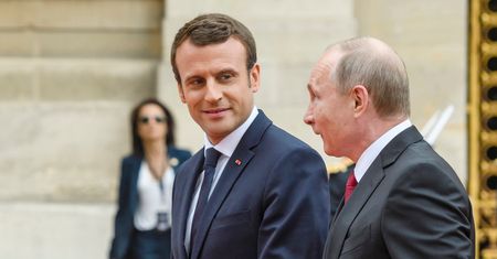 Francja uczy Putina historii Rosji. Spotkanie w Wersalu pokazuje porażkę Kremla