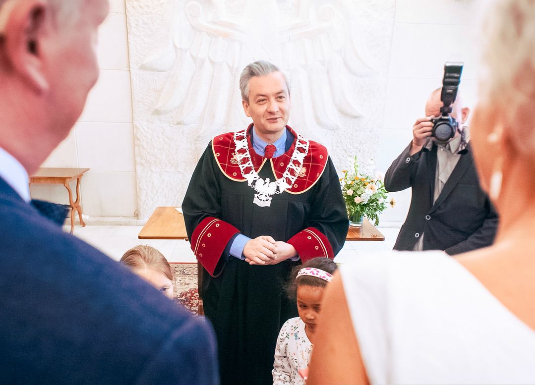 Barbara i Aleksander właśnie wzięli ślub w Słupsku. Do końca kadencji "u Biedronia" nie ma już wolnych miejsc