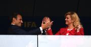 Państwo Macron i prezydent Chorwacji, Kolinda Grabar-Kitarović na finale mundialu. Co to były za emocje!