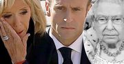 Emmanuel Macron z żoną bezlitośnie skrytykowani przez brytyjskie media. Tak zachowywali się w Londynie dzień przed pogrzebem królowej