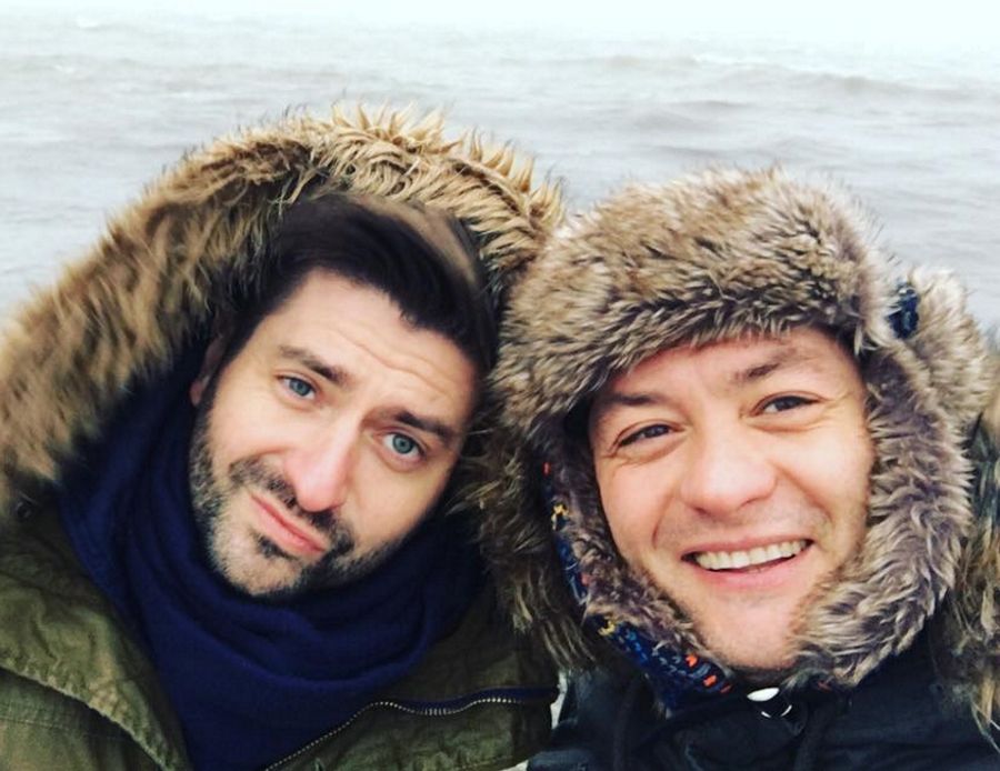 Krzysztof Śmiszek i Robert Biedroń na wakacjach w ubiegłym roku. 
