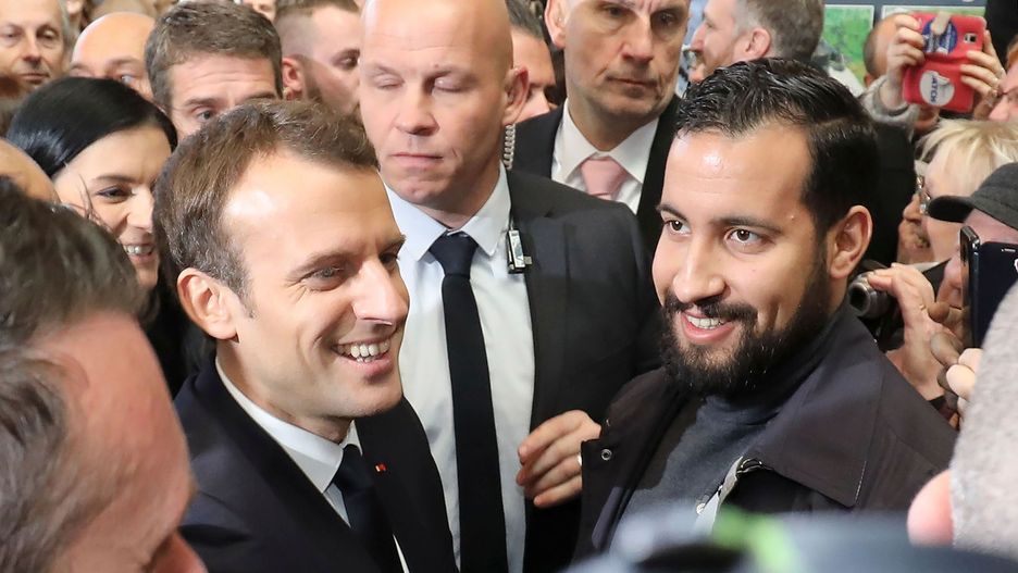 Emmanuel Macron i Alexandre Benalla - takie obrazki należą już do przeszłości