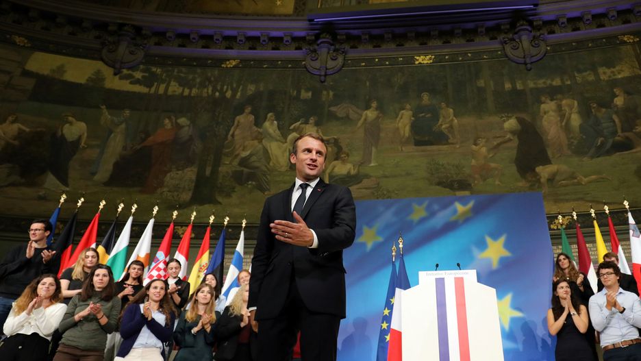 Emmanuel Macron wygłosił swoje przemówienie na Sorbonie