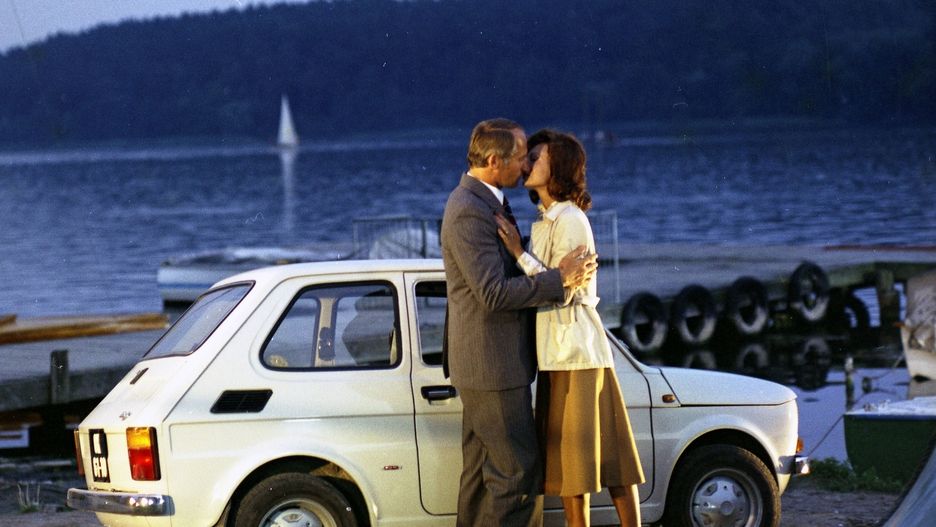 Kadr z serialu "Szaleństwo Majki Skowron" z 1976 roku