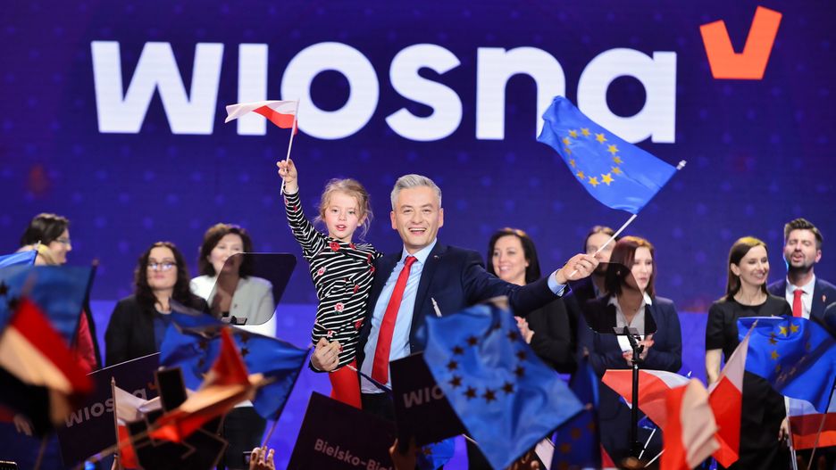 Warszawa. Konwencja wyborcza Wiosny Roberta Biedronia 