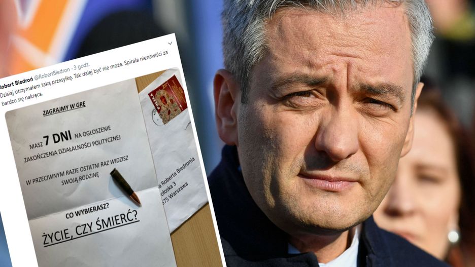 Robert Biedroń dostał list z pogróżkami