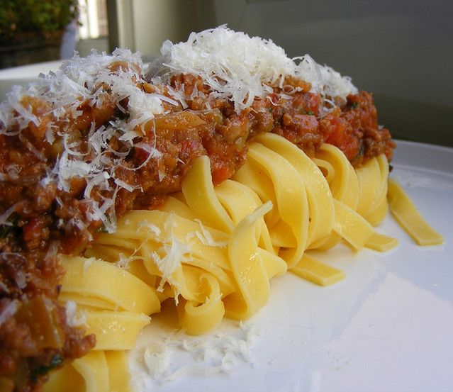 Spaghetti z sosem Bolognese 