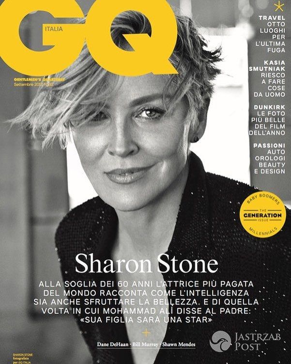 Sharon Stone na wrześniowej okładce magazynu GQ
