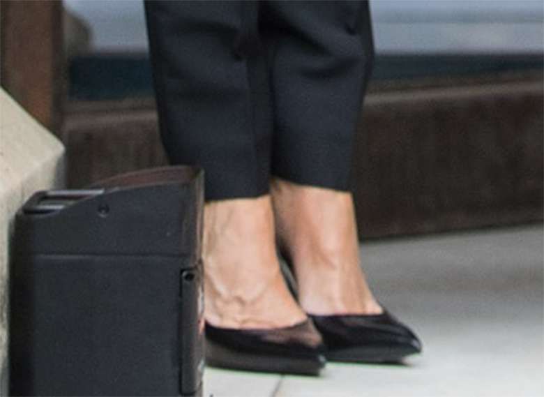 Melania Trump i Brigitte Macron w Belgii