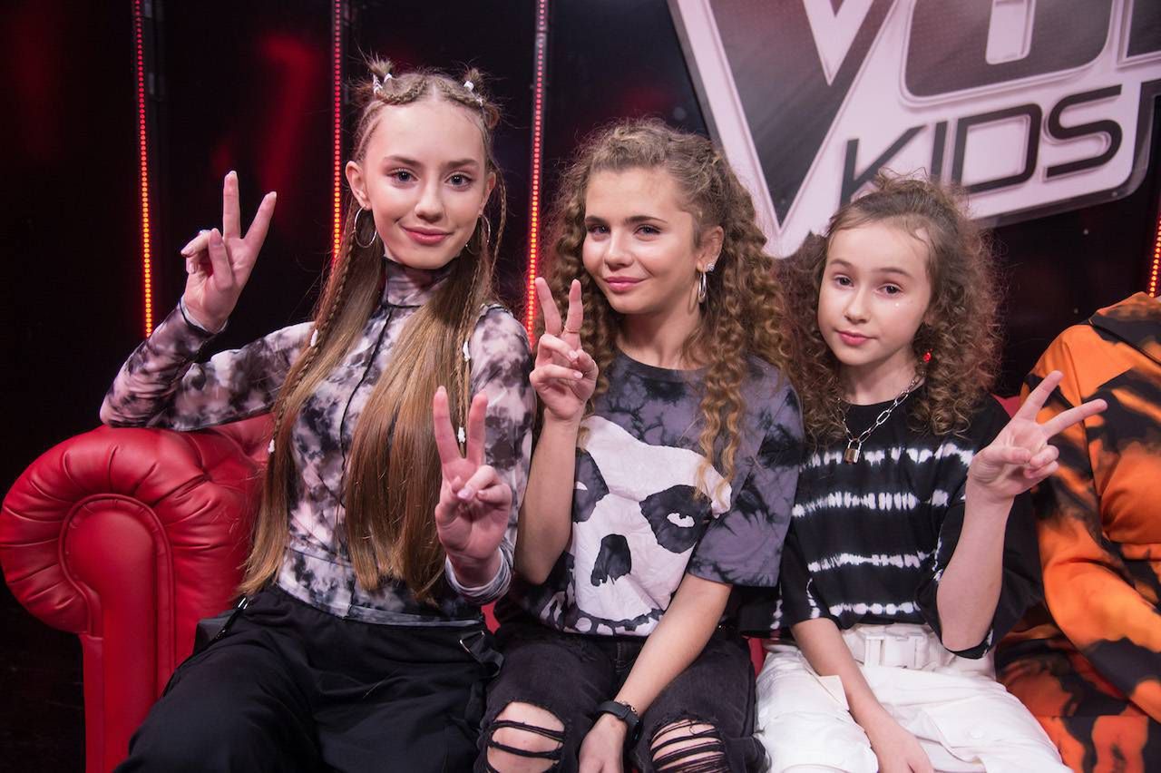 The Voice Kids 3: Hania Sztachańska, Ewelina Kozub, Ola Gwazdacz.