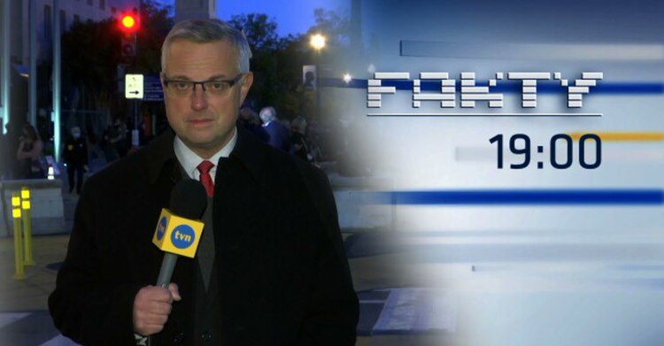 Marcin Wrona jest korespondentem TVN