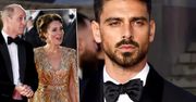 Michele Morrone obok księżnej Kate na premierze Jamesa Bonda. Sam wyglądał jak agent 007. Fanki w ekstazie