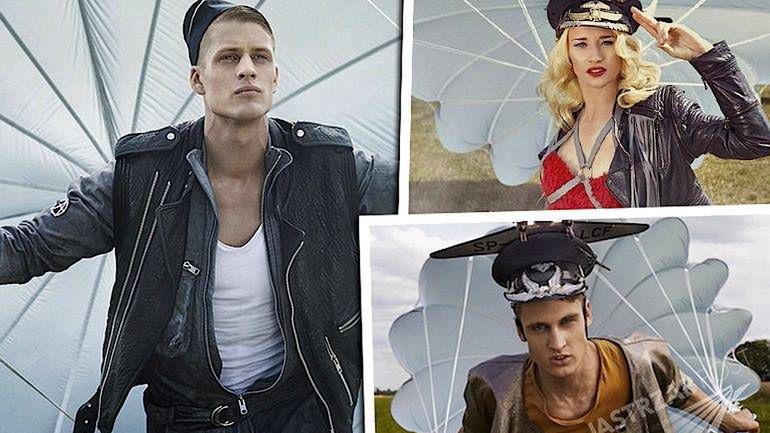 Sesja finalistów Top Model 5 ze spadochronem