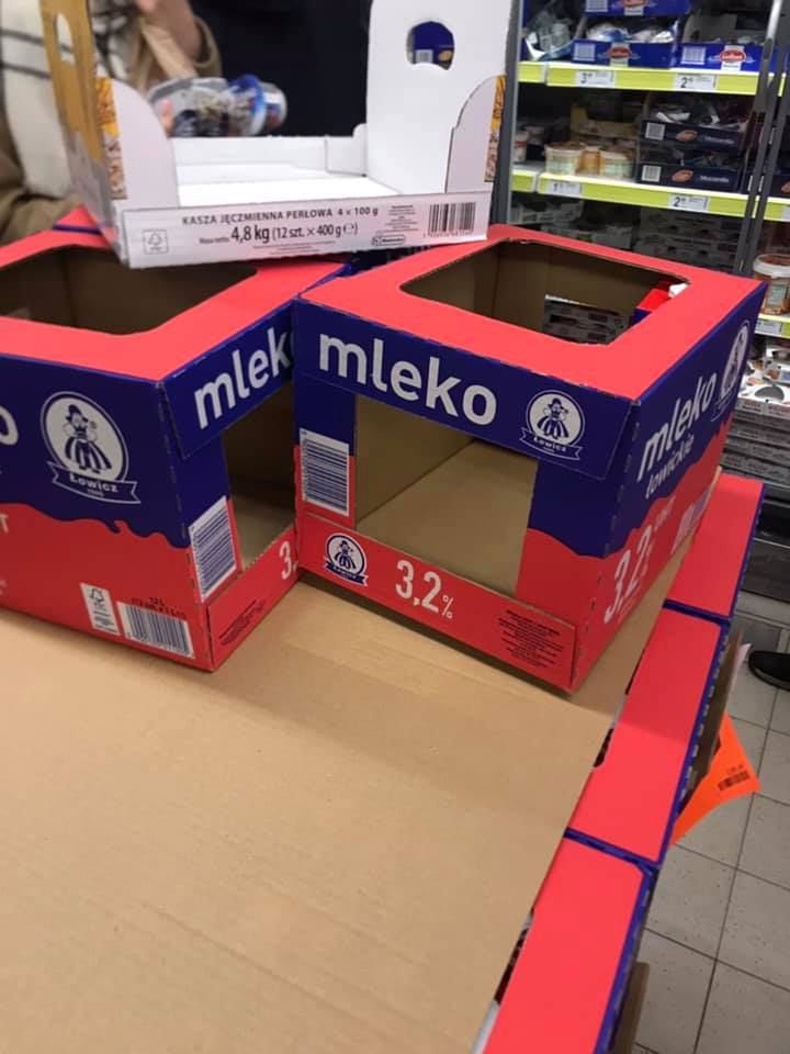 Mleko znika bardzo szybko 