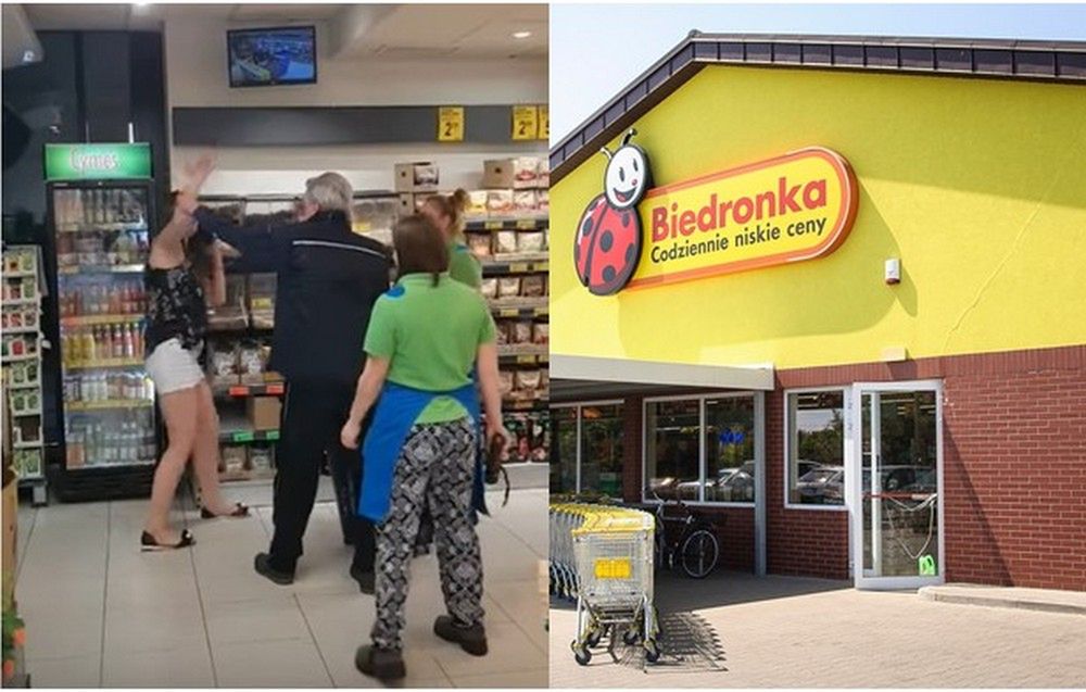 Żenująca awantura w Biedronce. York w koszyku i rękoczyny klientki