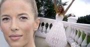 Ewa Chodakowska w białych koronkach. Jej sukienka pochodzi z sieciówki [INSTAGRAM]