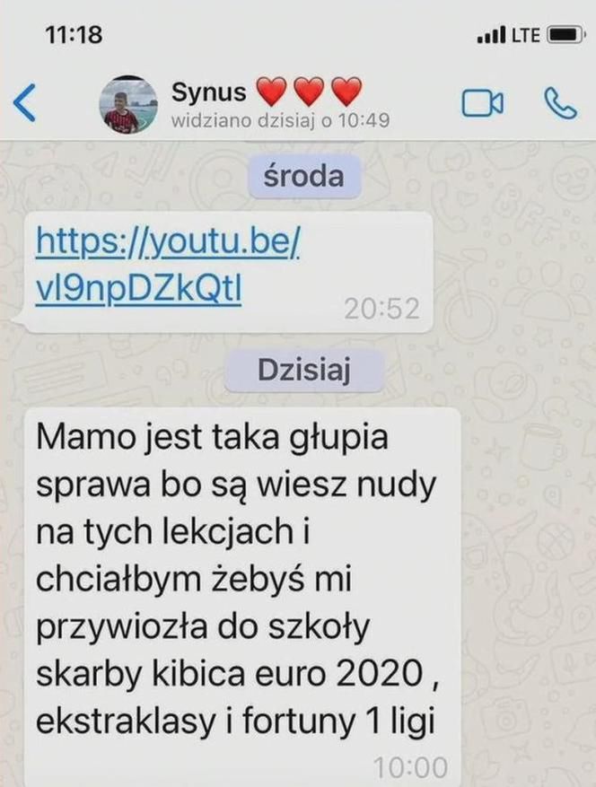 Mateusz Borek - SMS-y jego syna do mamy