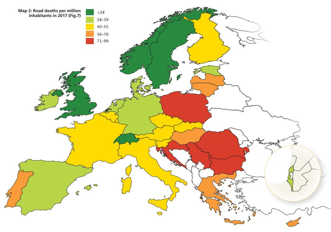 Pod względem bezpieczeństwa nie mamy się czym chwalić. Polska w ogonie UE